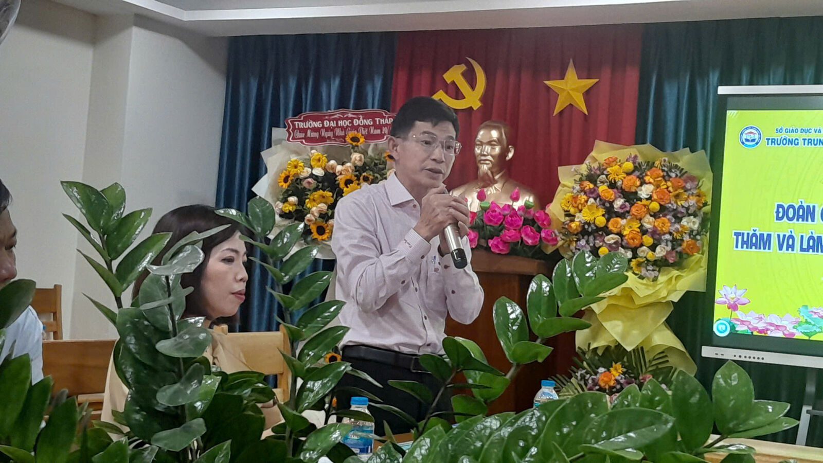 Buổi làm việc giữa Trường Đại học Đồng Tháp và Trường Trung cấp Tổng Hợp Sài Gòn - Gắn kết phát triển, Đồng hành Chuyển đổi số Giáo dục