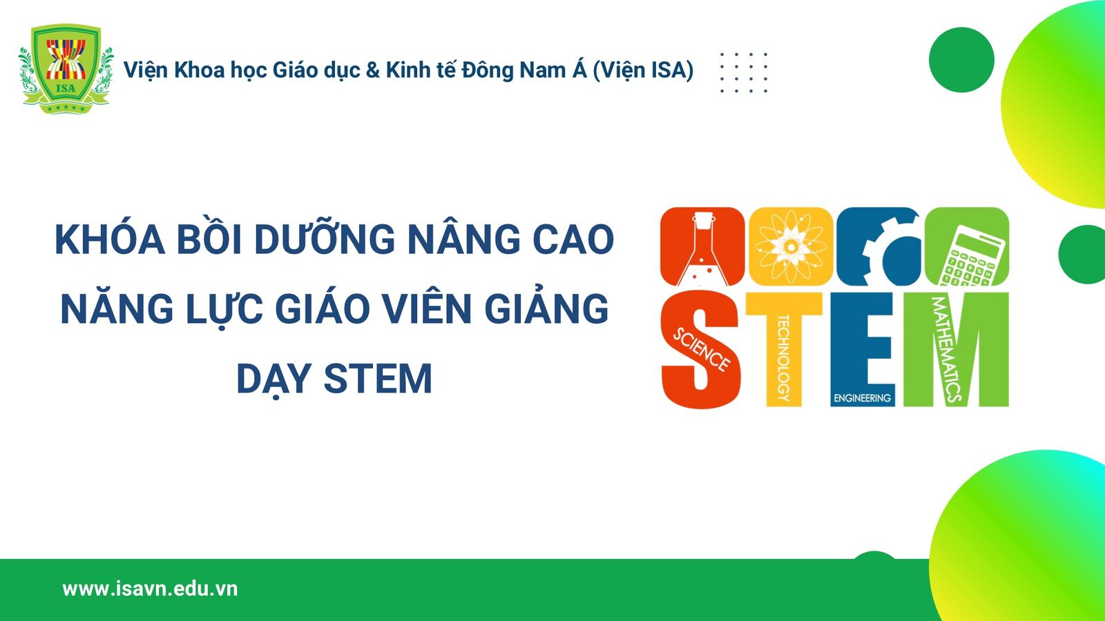 Khai giảng chương trình Nâng cao năng lực giảng dạy STEM dành cho giáo viên